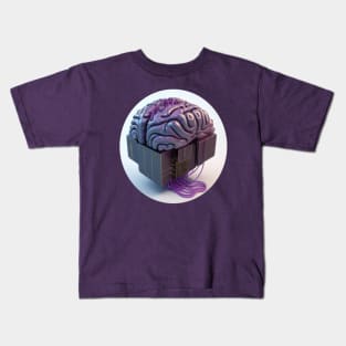 Computer brain Kids T-Shirt
